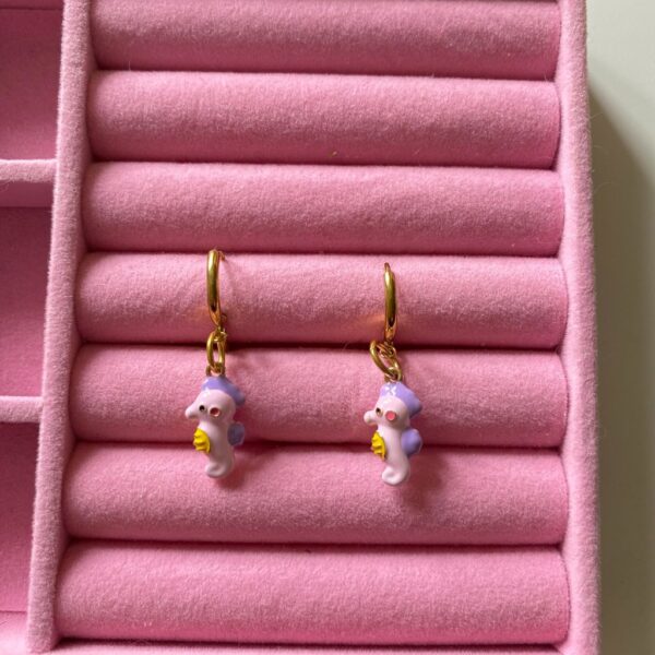 Boucles d’oreilles hippocampe