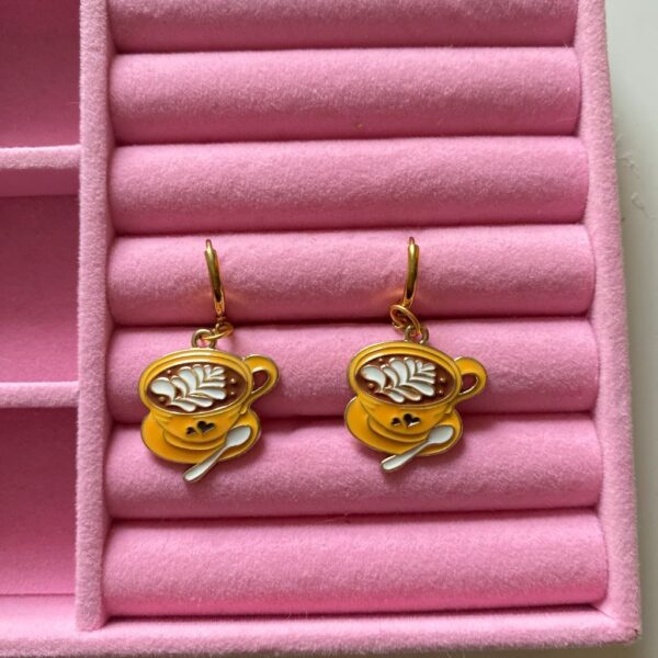 Boucles d’oreilles Coffee time